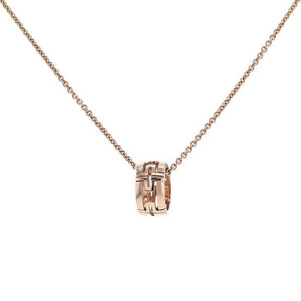 <ORIELL>PARENTESI NECKLACE PINK GOLD