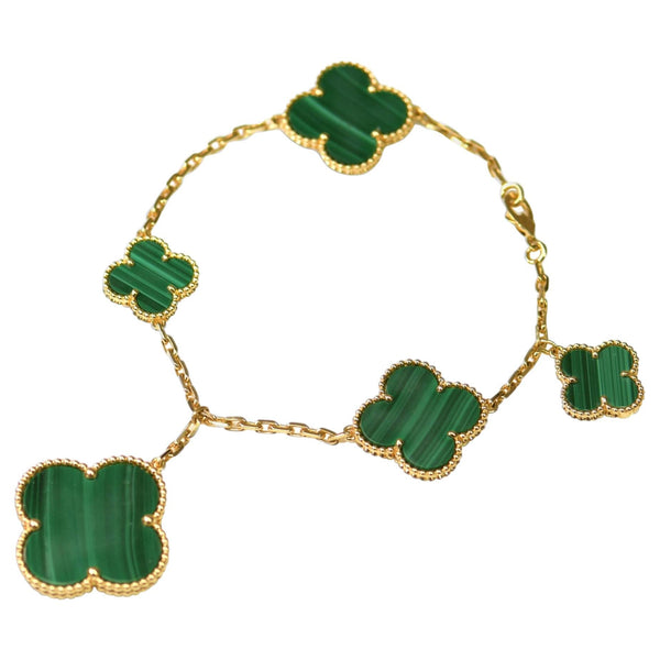 <oriell> MAGIC CLOVER MALACHIT ARMBAND 5 MOTIVE</oriell>
