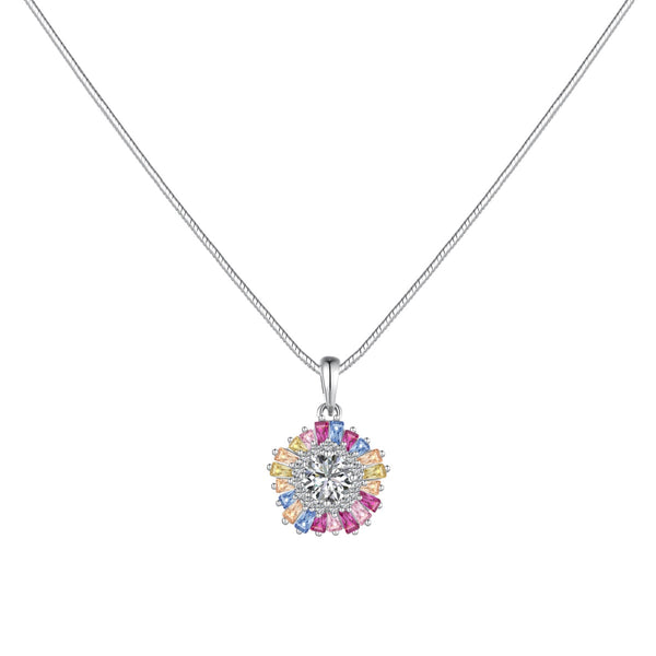 <oriell>魅力的な花のカラフルなネックレス</oriell>