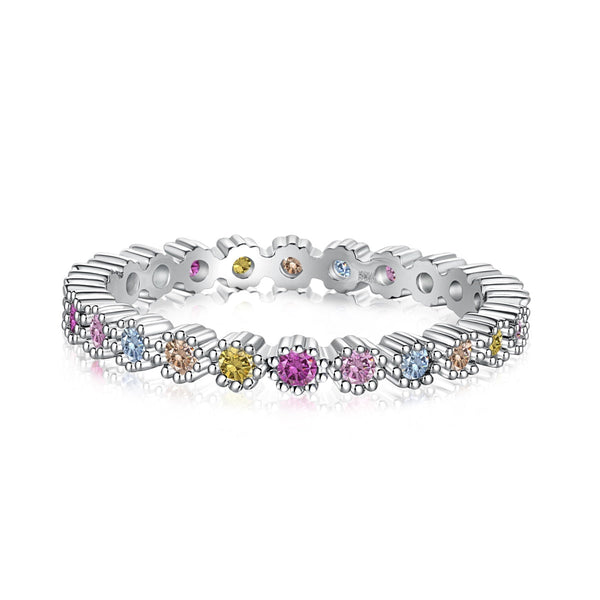 <ORIELL>Exquisite Colorful Round Cut Party Ring