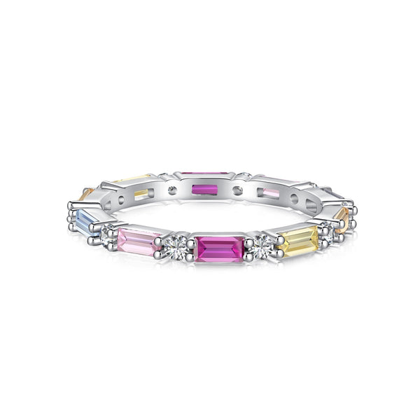 <ORIELL>Lively In Shades Elegant Radiant Cut Daily Ring