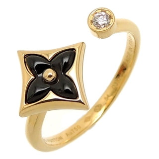 <ORIELL>STAR 1 DIAMOND OPEN RING ROSE GOLD