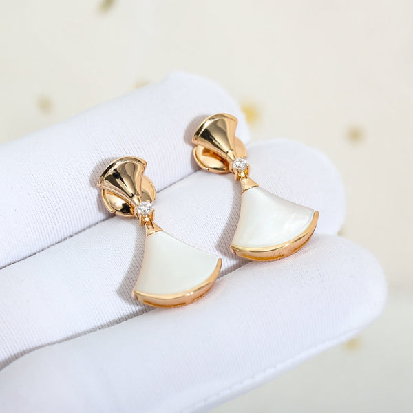 <ORIELL>DREAM MOP PINK GOLD EARRINGS