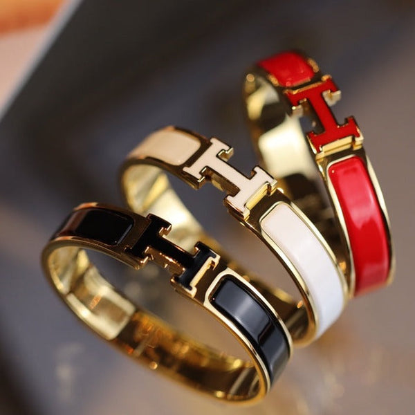 <ORIELL>H BRACELET 12MM GOLD