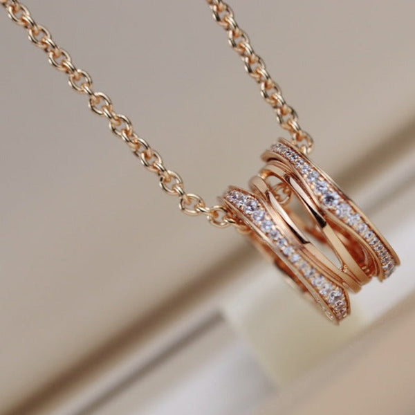 <ORIELL>ZERO 1 PINK GOLD NECKLACE
