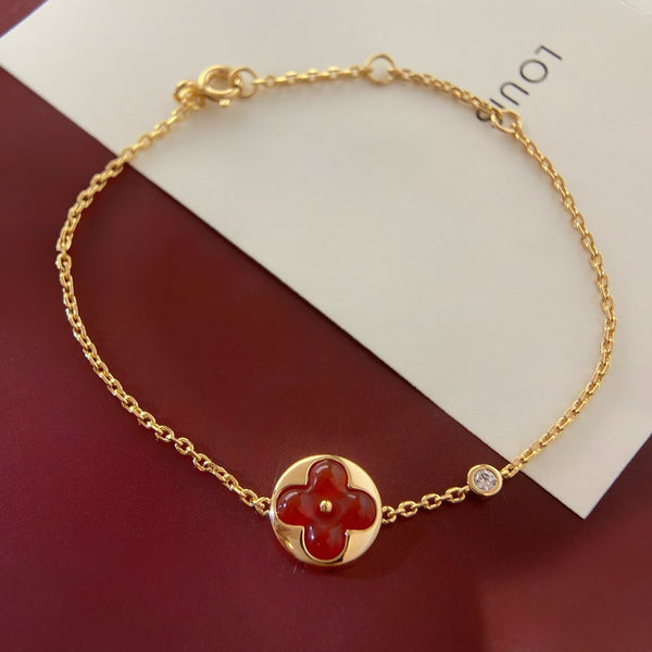 <ORIELL>SUN PEDANT CARNELIAN BRACELET