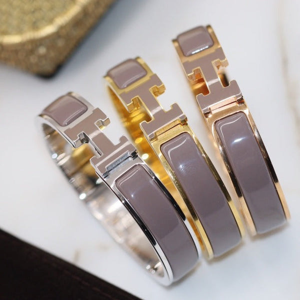 <ORIELL>H BRACELET 12MM BROWN