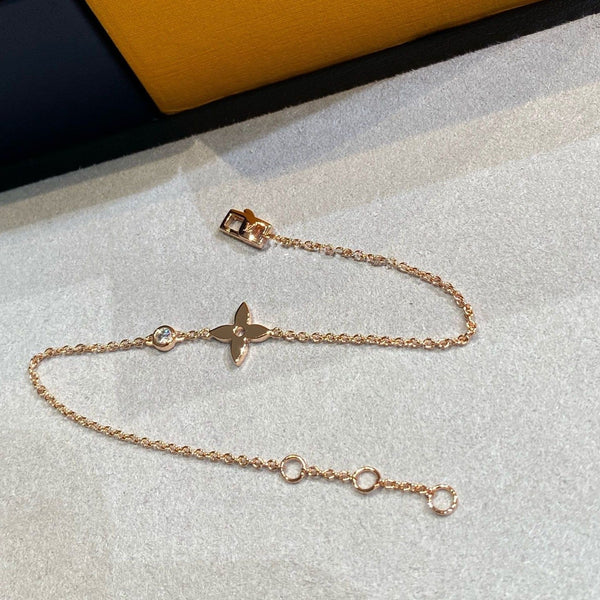 <ORIELL>STAR DIAMOND PINK GOLD BRACELET