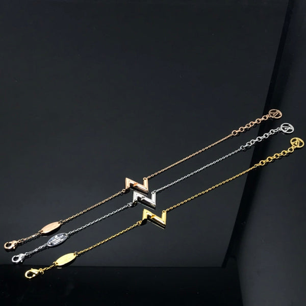 <ORIELL>VOLT LV LOGO BRACELET