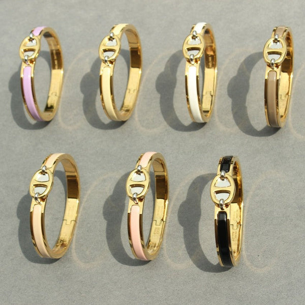 <ORIELL>CLIC CHAINE GOLD BRACELET