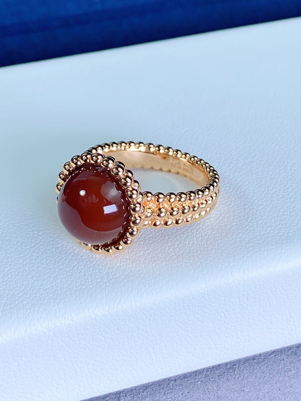 <ORIELL>PERLEE COULEURS ROSE GOLD RING