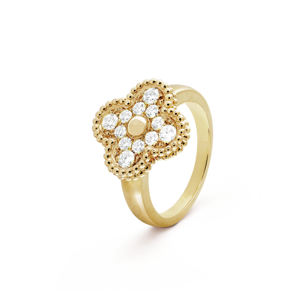 <ORIELL>CLOVER DIAMOND RING