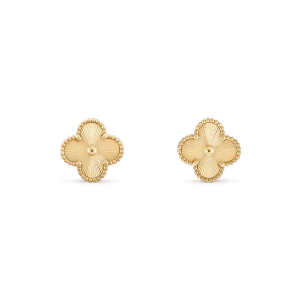 <ORIELL>CLOVER MINI 9.5MM LASER EARRINGS