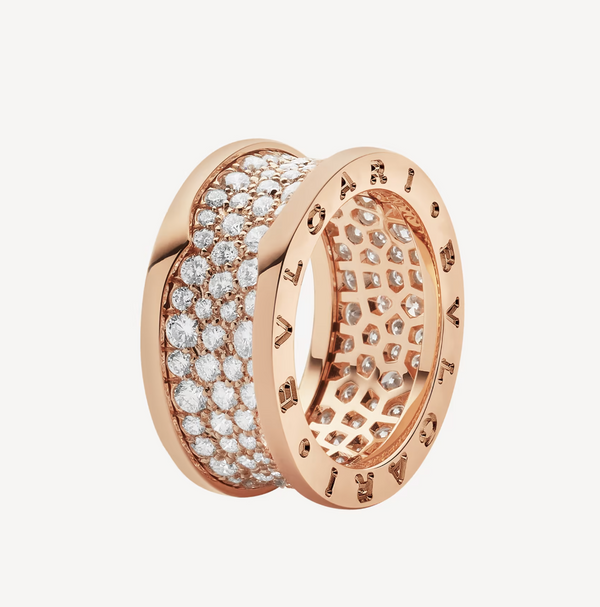 <ORIELL>ZERO 1 WITH PAVED DIAMONDS ON THE SPIRAL RING