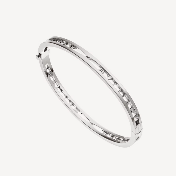 <ORIELL>ZERO 1 SPIRAL LOGO SILVER BRACELET