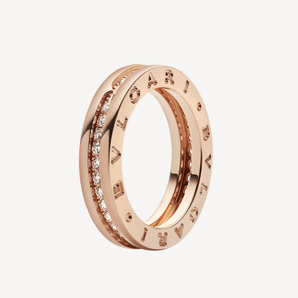<ORIELL>ZERO 1 ONE-BAND PAVED DIAMONDS ON THE SPIRAL RING