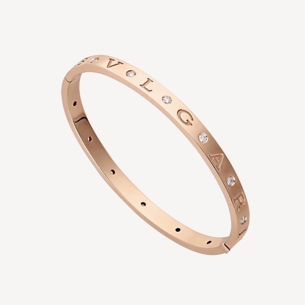 <ORIELL>ZERO 1 PINK GOLD 12 DIAMONDS BRACELET