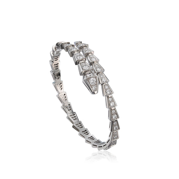 <ORIELL>SERPENTI BRACELET 6MM SILVER DIAMOND