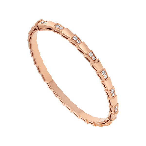 <ORIELL>SERPENTI SMALL BRACELET PINK GOLD DIAMOND