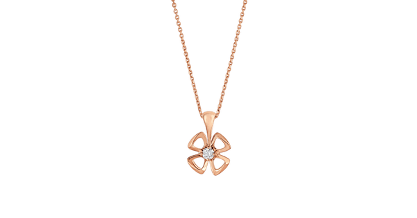 <ORIELL>FIOREVER NECKLACE DIAMOND CENTER