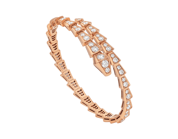 <ORIELL>SERPENTI BRACELET 6.8MM PINK GOLD DIAMOND