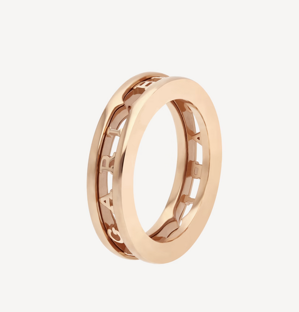 <ORIELL>ZERO 1 ONE-BAND WITH OPENWORK LOGO SPIRAL RING