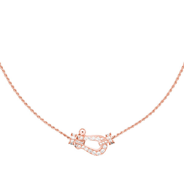 <ORIELL>FORCE 10 PINK GOLD DIAMOND NECKLACE