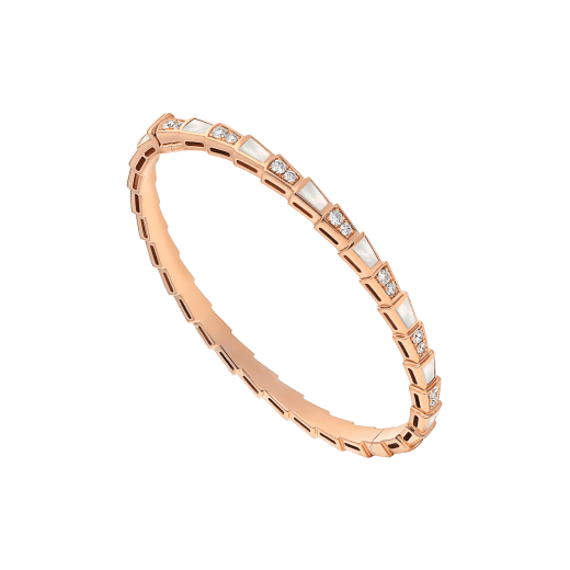 <ORIELL>SERPENTI BRACELET PINK GOLD MOP DIAMOND