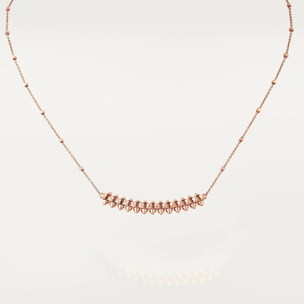 <ORIELL>CLASH PINK GOLD NECKLACE