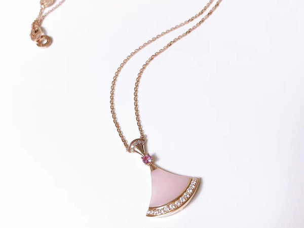 <ORIELL>DREAM NECKLACE PINK MOP DIAMOND