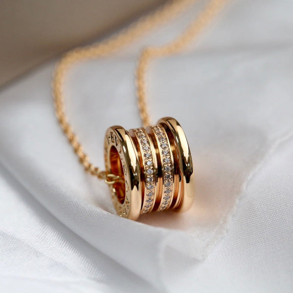 <ORIELL>ZERO 1 PINK GOLD DIAMOND NECKLACE