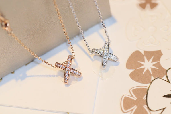 <ORIELL>JEUX DE DIAMOND NECKLACE