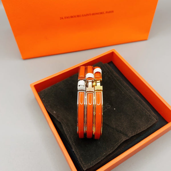 <ORIELL>CLASSIC HM CLIC RED 8MM ENAMEL BRACELET