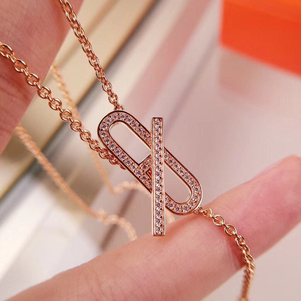 <ORIELL>HM FIRE PIG NOSE NECKLACE TRENDY STREET