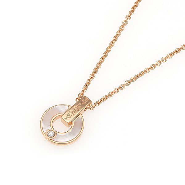<ORIELL>GARI NECKLACE PINK GOLD MOP