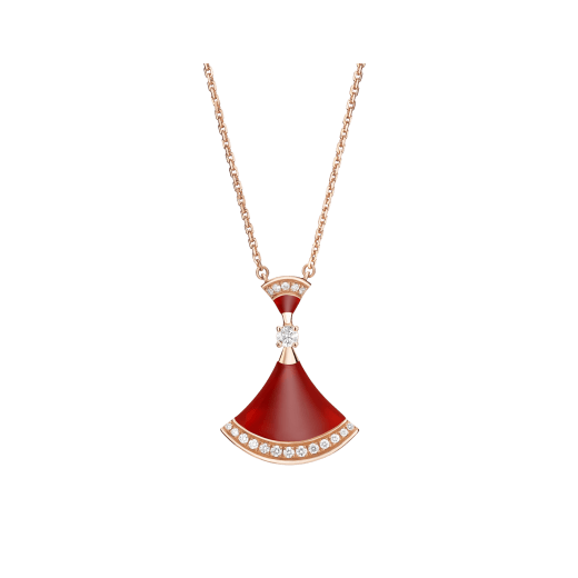 <ORIELL>DREAM NECKLACE CARNELIAN DIAMOND