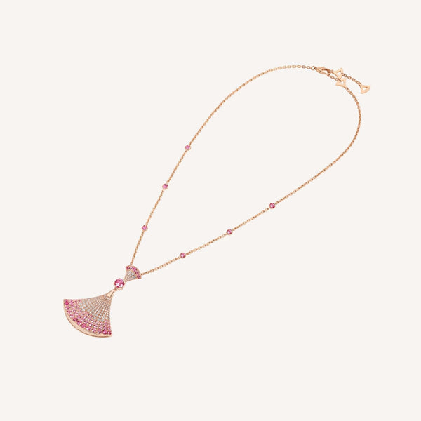 <ORIELL>DREAM NECKLACK DIAMOND PINK GOLD