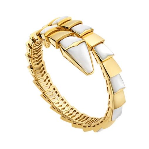 <ORIELL>SERPENTI BRACELET MOP GOLD