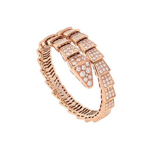 <ORIELL>SERPENTI BRACELET 8MM PINK GOLD DIAMOND