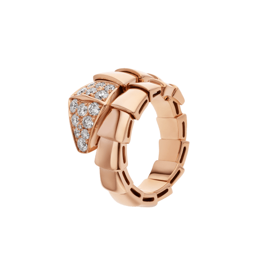 <ORIELL>SERPENTI RING PINK GOLD DIAMOND