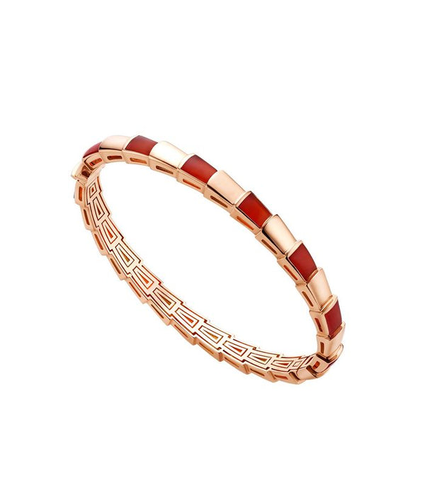 <ORIELL>SERPENTI BRACELET PINK GOLD RUBELLITE