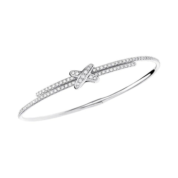 <ORIELL>JEUX DE BRACELET DIAMONDS SILVER