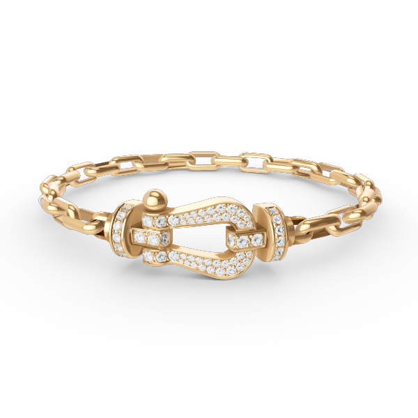 <ORIELL>FORCE LARGE HORSESHOE CLASP  METAL BRACELET
