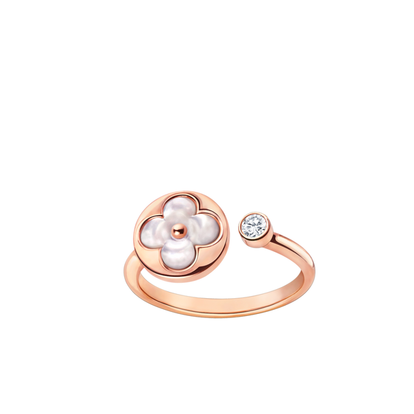 <ORIELL>SUN 1 DIAMOND PINK MOP RING