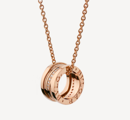 <ORIELL>ZERO 1 PINK GOLD DIAMOND NECKLACE