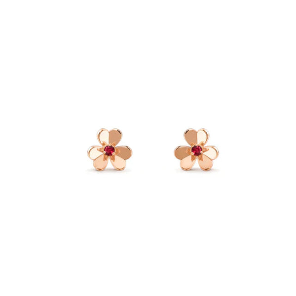<ORIELL>FRIVOLE  FLOWER PINK EARRINGS